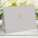 VIP Initial Folded Note Cards - Raised Ink Image 3 of 3